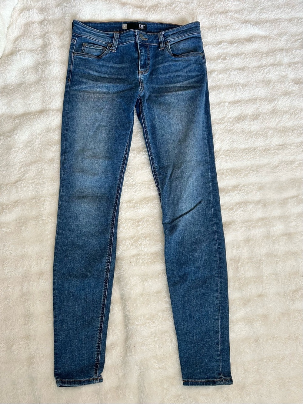 KUT from the Kloth Medium Wash Slim Skinny Ankle Jeans Size 6